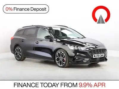 Second-hand Ford Focus ST-Line X 120 CP (88 kW) 2020 Negru Break