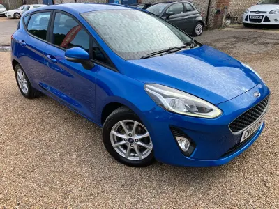 Used Ford Fiesta Zetec 100 HP (73 kW) 2019 Blue Hatchback