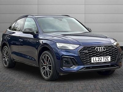 Used Audi Q5 Advanced 265 HP (194 kW) 2022 Navarra blue SUV