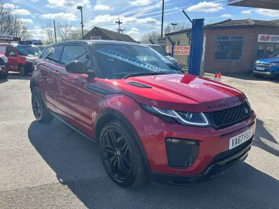 Used Land Rover Range Rover evoque HSE Dynamic 2018 Red Coupe