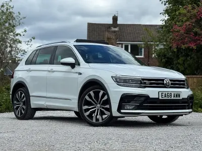 Używany VW Tiguan R-line 150 KM (110 kW) 2018 Biały SUV
