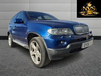 Begagnad BMW X5 Exclusive 2006 Blå SUV