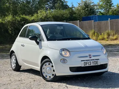 Used Fiat 500 69 HP (50 kW) 2013 White Hatchback