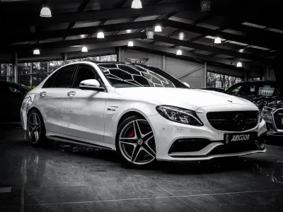Begagnad Mercedes C63 AMG Premium 2017 Vit Sedan