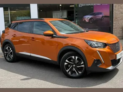 Used Peugeot e-2008 Allure Premium 100 kW (136 HP) 2020 Orange SUV