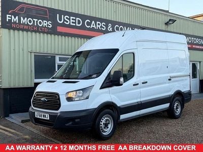 Used Ford Transit 130 HP (95 kW) 2018 White Van