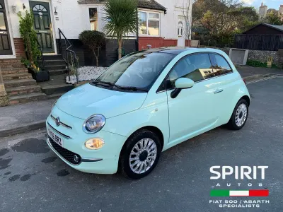 Used Fiat 500 Lounge 69 HP (50 kW) 2016 Green Hatchback