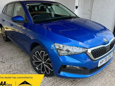 Used Skoda Scala SE L 150 HP (110 kW) 2020 Blue Hatchback