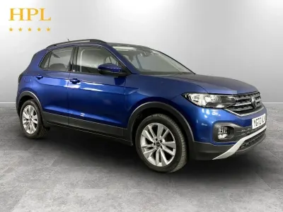 Used VW T-Cross SE 95 HP (69 kW) 2022 Blue SUV