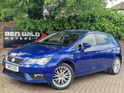 Używany Seat Leon SE Dynamic 130 KM (95 kW) 2019 Niebieski Hatchback