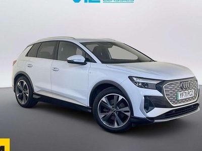 Used Audi Q4 e-tron S-Line 125 kW (170 HP) 2022 White SUV