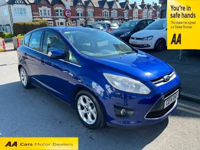 Used Ford C-MAX Zetec 113 HP (83 kW) 2014 Blue MPV