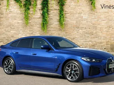 Used BMW i4 M Sport 250 kW (340 HP) 2023 Blue Sedan