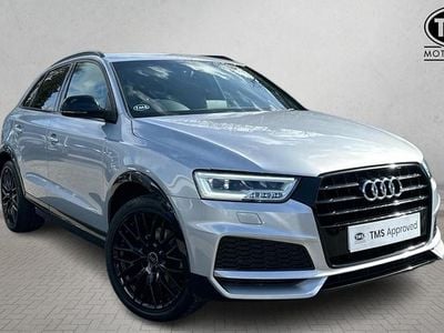 Used Audi Q3 Black Edition 150 HP (110 kW) 2018 Silver SUV