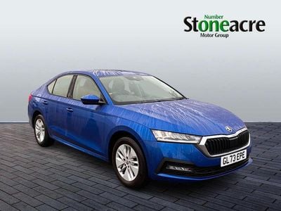 Used Skoda Octavia SE Technology 110 HP (80 kW) 2024 Blue Hatchback