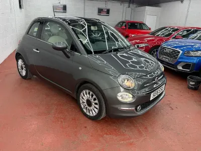 Used Fiat 500 Lounge 69 HP (50 kW) 2016 Grey Hatchback