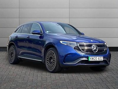 Used Mercedes EQC400 AMG Line Premium Plus 300 kW (408 HP) 2020 Blue SUV