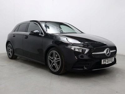 Used Mercedes A200 AMG line 2021 Black Hatchback