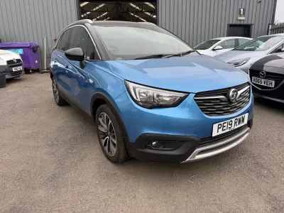 Used Vauxhall Crossland X Elite 81 HP (59 kW) 2019 Blue SUV