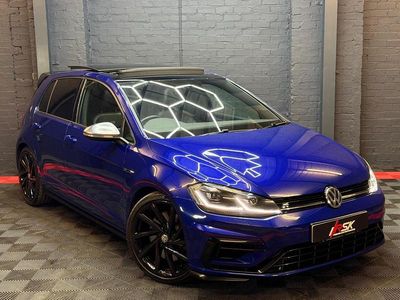 Used VW Golf VII R 2017 Blue Hatchback
