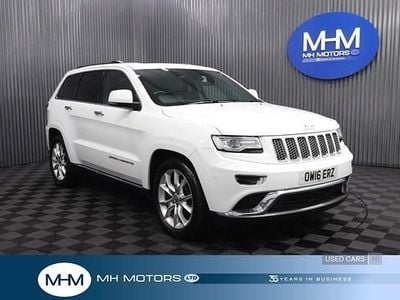 White Used 2016 Jeep Grand Cherokee Summit SUV | £13,495 (Good price)