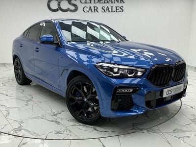 Used BMW X6 M Sport 265 HP (194 kW) 2020 Blue SUV