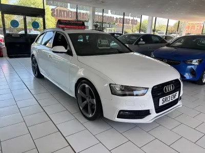 Used Audi A4 Black Edition 177 HP (130 kW) 2013 White Estate