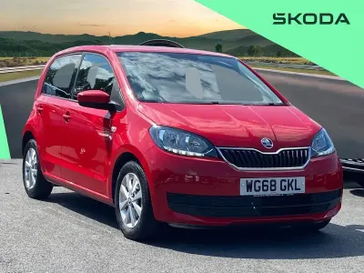 Used Skoda Citigo SE 60 HP (44 kW) 2018 Red Hatchback