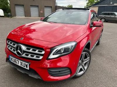 Used Mercedes GLA220 AMG line 177 HP (130 kW) 2017 Red SUV