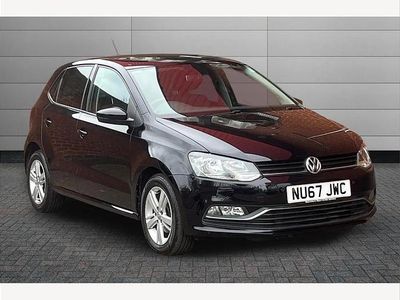 Used VW Polo Edition 90 HP (66 kW) 2017 Black Hatchback