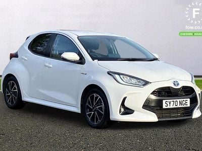 White Used 2020 Toyota Yaris Hybrid Design Hatchback | £15,299 (Good price)