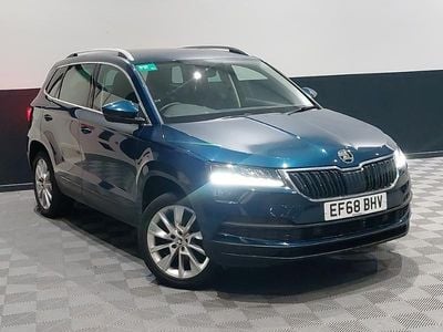 Blue Used 2018 Skoda Karoq SE L SUV | £13,298 (Fair price)
