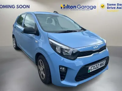 Used Kia Picanto 2022 Blue Hatchback