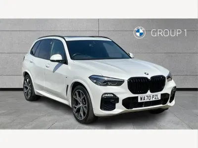 Used BMW X5 M Sport 340 HP (250 kW) 2020 White SUV
