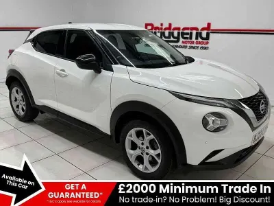 Used Nissan Juke N-Connecta 114 HP (83 kW) 2022 White SUV