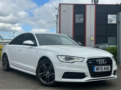 Begagnad Audi A6 S-Line 177 HK (130 kW) 2012 Vit Sedan