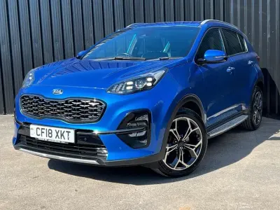 Used Kia Sportage GT-Line 174 HP (127 kW) 2018 Blue SUV