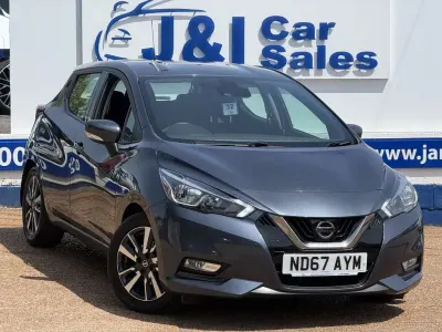 Usado Nissan Micra Acenta 90 HP (66 kW) 2017 Cinzento Citadino