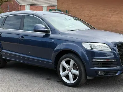 Used Audi Q7 S-Line 240 HP (176 kW) 2008 Blue SUV