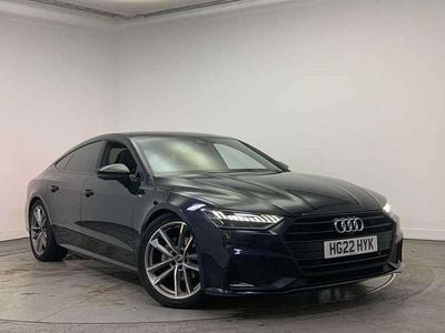 Blue Used 2022 Audi A7 Black Edition Hatchback | £30,900 (Fair price)