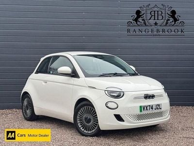 White Used 2024 Fiat 500e Icon Hatchback | £16,399 (Fair price)