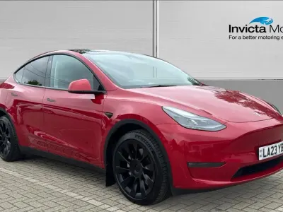 Used Tesla Model Y Long Range AWD 378 kW (514 HP) 2023 Ultra red SUV