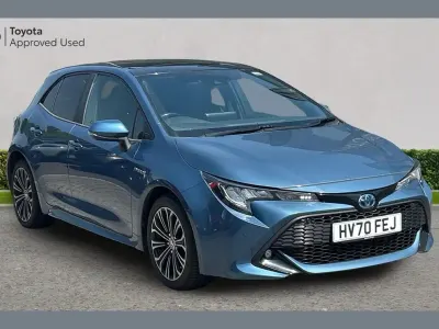 Used Toyota Corolla Design 122 HP (89 kW) 2020 Blue Hatchback