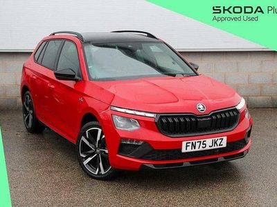 Used Skoda Kamiq Monte Carlo 85 HP (62 kW) 2025 Velvet red metallic SUV