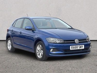 Used VW Polo SE 95 HP (69 kW) 2019 Blue Hatchback