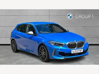 Used BMW M135 Shadowline 306 HP (225 kW) 2023 Blue Hatchback