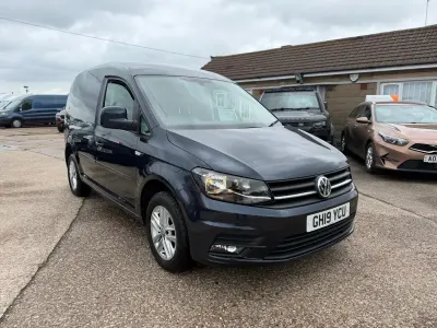Used VW Caddy Highline 102 HP (75 kW) 2019 Blue MPV