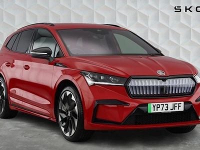Velvet red metallic Used 2023 Skoda Enyaq iV SportLine SUV | £29,300 (Fair price)