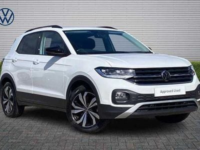 Used VW T-Cross Black Edition 110 HP (80 kW) 2022 White SUV