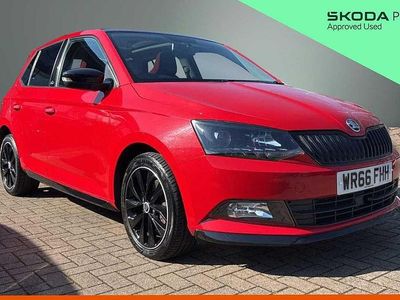 Used Skoda Fabia Monte Carlo 108 HP (79 kW) 2016 Corrida red Hatchback